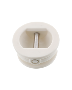 SURF SOURCE LEASH CUP LOVE PLUG WHT/STAINLESS PIN