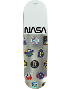 HABITAT NASA LOGO ARRAY DECK-8.0 WHITE