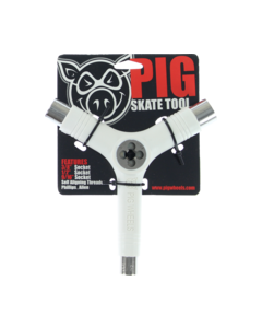 PIG SKATE TOOL-WHITE tri-socket/threader