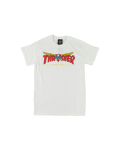THRASHER VENTURE COLLAB SS S-WHITE/RED/YEL