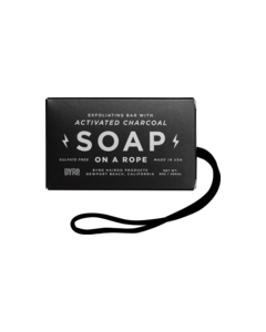 BYRD SOAP ON ROPE DAILY CLEANSING BAR CHARCOAL 9oz