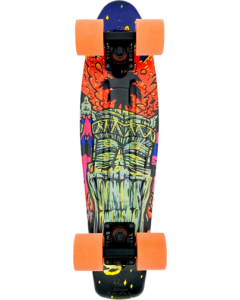 SWELL 22" COMPLETE TIKI VOLCANO BLK/BLK/ORG