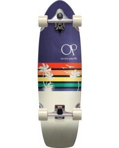 OP SUNSET SURFSKATE COMPLETE-9.75x33 NAVY/OFF-WHT