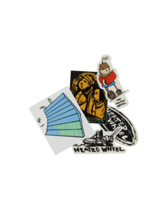 THE HEATED WHEEL 5/PK ASSORTED STICKER PACK #1