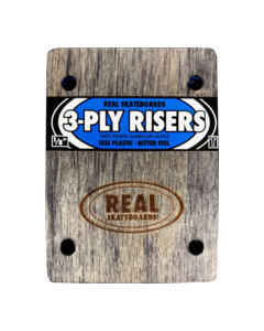 REAL WOODEN RISERS SET 3ply 1/8" THUNDER