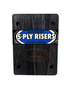 REAL WOODEN RISERS SET 5ply 1/4" THUNDER