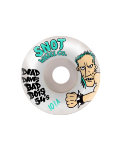 SNOT DEAD DAVE BAD BOI'S 54MM 100A WHT