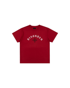 DISORDER ARCH LOGO SS L-DISORDER RED