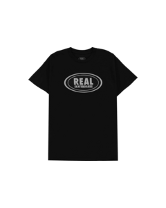 REAL OVAL SS M-BLK/GR/BLK