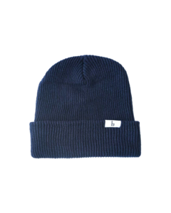 BRAILLE SIMPLE B SLOUCH BEANIE NAVY