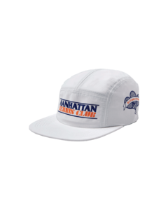 CALL ME MANHATTAN TENNIS CLUB CAMP HAT ADJ-WHITE