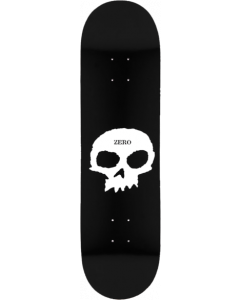 ZERO SINGLE SKULL DECK-8.25 BLK/WHT