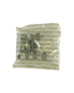 ML 10/PACK KINGPIN NUTS SILVER