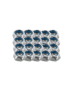 MODUS 20/PACK AXLE NUTS SILVER