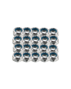 MODUS 20/PACK KINGPIN NUTS SILVER