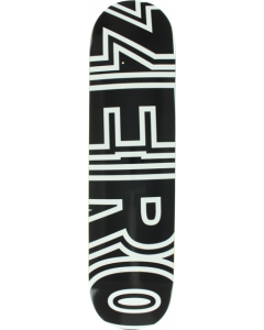 ZERO BOLD DECK-7.75 BLACK/WHT