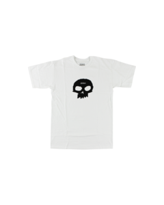 ZERO SINGLE SKULL SS M-WHT/BLK