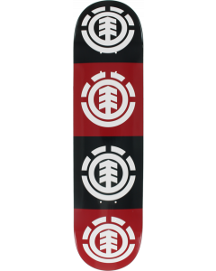 EL QUADRANT DECK-7.75 RED/BLK/WHT