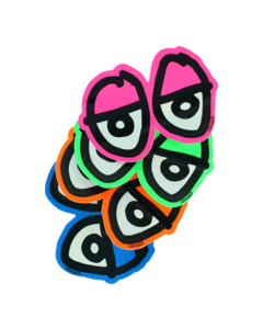 KRK DIECUT EYES MD DECAL single