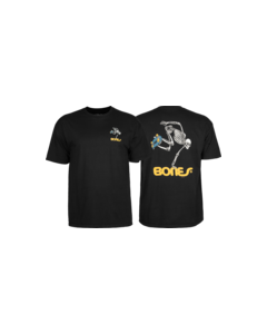 PWL/P SKATEBOARD SKELETON SS S-BLACK