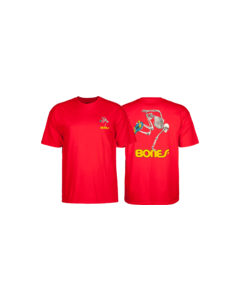 PWL/P SKATEBOARD SKELETON SS L-RED