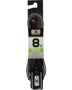 O&E MOULDED REGULAR LEASH 8' BLACK