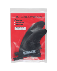FIN SOLUTIONS FFS QUAD REAR TWIN TRAILERS BLACK