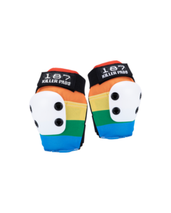 187 SLIM ELBOW PADS XS-RAINBOW