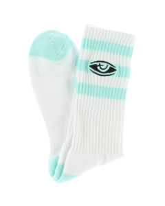 TM WATCHING CREW SOCKS SKY BLUE 1pr