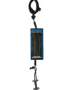 BLOCK SURF PRO COILED BODYBOARD LEASH BLACK