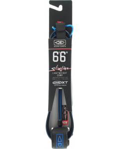 O&E SLIMLINE LIGHTWEIGHT COMP ONE-XT LEASH 6'6"BLU