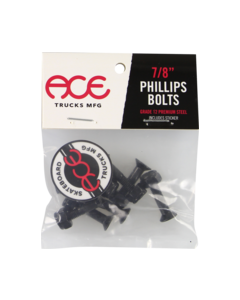 ACE 7/8" PHILLIPS HARDWARE SET BLACK