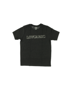 LOWCARD LOGO YTH SS S-CHARCOAL