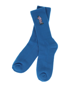 FOUND HIPPO CREW SOCKS BLUE 1pr