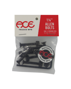 ACE 1.25" ALLEN HARDWARE SET BLACK