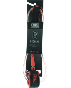 O&E MOULDED REGULAR LEASH 6' CORAL