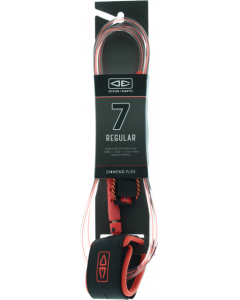 O&E MOULDED REGULAR LEASH 7' CORAL