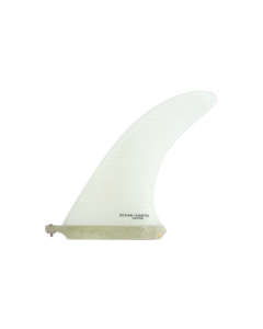 O&E HONEYCOMB SINGLE FIN 8" PALE BLUE