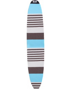 O&E LONGBOARD STRETCH COVER 8'6" SKY BLUE STRIPE