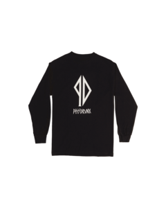 PISS DRUNX MAKE IT A DOUBLE L/S S-BLK/WHT