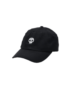 ZERO SINGLE SKULL DAD HAT ADJ-BLK/WHT