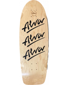 ALVA 1980 TRI LOGO PIG DECK-10X30 NAT/BLACK