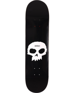ZERO SINGLE SKULL DECK-9.0 BLK/WHT