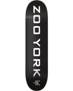 ZOO OG 95 LOGO BLOCK DECK-7.75 BLK/WHT/GREY