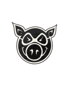 PIG HEAD MED DECAL single