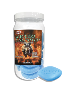 JACUZZI RHINO PILL 10PK BOTTLE WAX BLUE