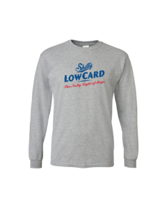 LOWCARD NATTY LOGO LS L-HEATHER GREY
