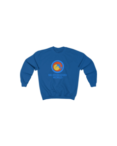 45RPM SKATEBOARD WORLD CREW/SWT XL-BLUE