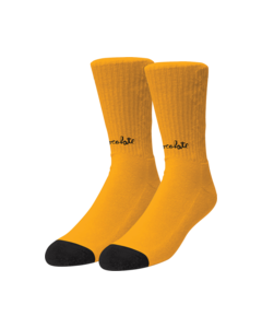 CHOC LOST CHUNK SOCKS GOLD/BLK 1pr