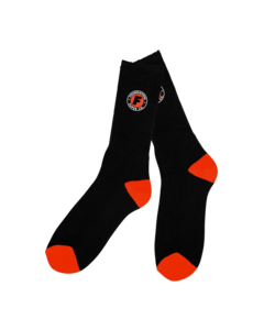FOUND SUPER CO CREW SOCKS BLACK 1pr